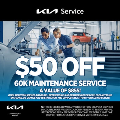 $50 OFF 60K Maintenance Service - COPY